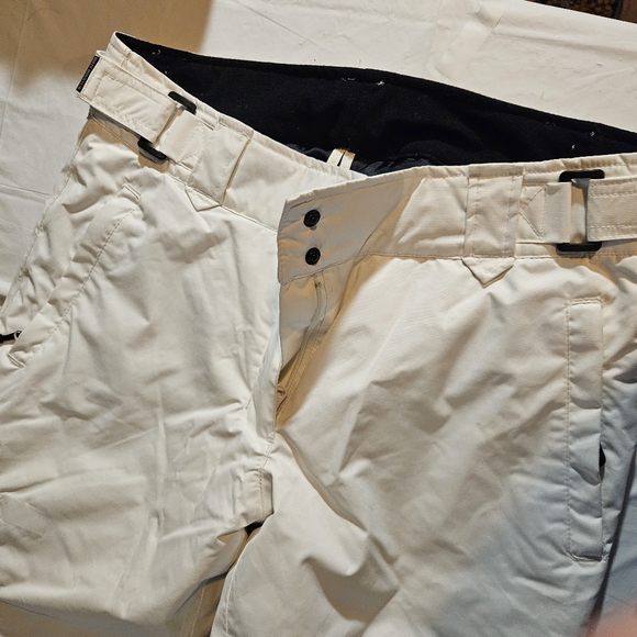 Misty mountain outerwear white size LG 29" inseam winter ski/snow pants - Picture 3 of 10